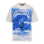 Represent Ride The Lightning Bomull T-shirt White, Herr