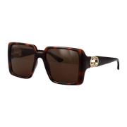 Gucci Stiliga solglasögon Gg1692S Brown, Dam