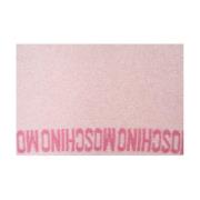 Moschino Ros Scarf Aw24 Elegant Stil Pink, Dam