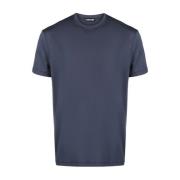 Tom Ford Lyocell Bomull T-Shirt i Marinblå Blue, Herr