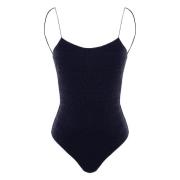 Oseree Nattblå Lurex Maillot Blue, Dam