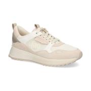 Michael Kors Theo Cream Multi Sneaker Beige, Dam