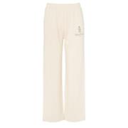 Sporty & Rich Straight Leg Sweatpant White, Dam