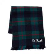 Saint Barth Mjuk Ull Houndstooth Scarf Multicolor, Dam