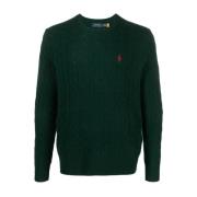 Ralph Lauren Långärmad Rundhalströja Green, Herr