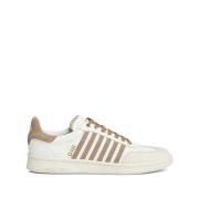 Dsquared2 Mocka Panel Lace-Up Sneakers Beige, Herr