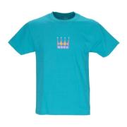 Obey Klassisk Teal Herr Crew Neck T-shirt Blue, Herr