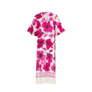 Carolina Herrera Sidenskaftan Arty Flowers Multicolor, Dam