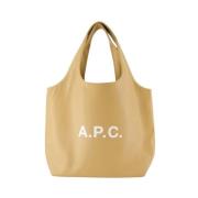 A.p.c. Beige PVC Toteväska Ninon Beige, Dam