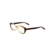 Bottega Veneta Bruna Acetatramar med Transparent Urskiva Brown, Dam