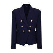 Balmain Chiocciola Blazer Blue, Dam