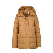 Barbour Huva Baffle Quiltad Jacka Brown, Dam