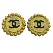 Chanel Vintage Pre-owned Metall chanel-smycken Yellow, Dam