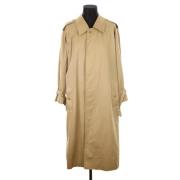 Burberry Vintage Pre-owned Polyester ytterklder Beige, Dam