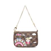 Louis Vuitton Vintage Pre-owned Belagd canvas louis-vuitton-vskor Brow...