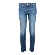 Love Moschino Stiliga Denim Jeans med Elastan Blue, Dam