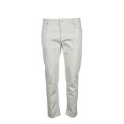 Eleventy Bomull Elastan Jeans White, Herr