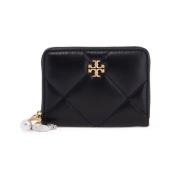 Tory Burch Vadderad Läderplånbok med Charms Black, Dam