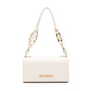 Love Moschino Ivory Väskor för Stiliga Fashionistas Beige, Dam