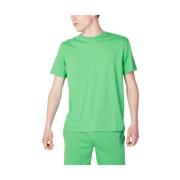 Suns Grön Bomull Herr T-shirt Vår/Sommar Green, Herr