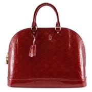 Louis Vuitton Vintage Pre-owned Laeder handvskor Red, Dam