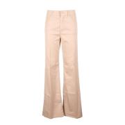 Dondup Stretchiga Bomullsblandade Jeans Beige, Dam