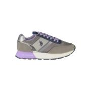 U.s. Polo Assn. Grå Polyester Damsneakers Gray, Dam