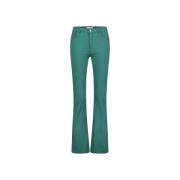 Fabienne Chapot Eva Flare Jeans Green, Dam