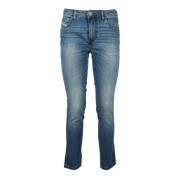 Diesel Bomull Elastan Jeans Blue, Dam