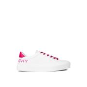 Givenchy Sport Logo Sneakers Vit/Rosa Gummi White, Dam