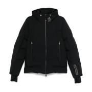 Moncler Svart Vadderad Dunjacka Isolerad Quiltad Black, Herr