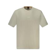 Hugo Boss Beige Bomull T-shirt Beige, Herr