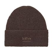 Lollys Laundry Mysig Beanie Tillbehör i Choco Brown, Dam