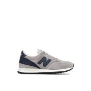 New Balance Grå/Blå Sneakers Tillverkade i England Gray, Herr