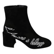 Dolce & Gabbana Ankle Boots Black, Dam