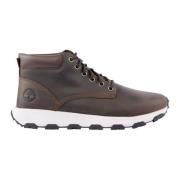 Timberland Mörkbruna Casual Stövlar Brown, Herr