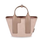 Furla Colorblock Ballerina Handväska Beige, Dam