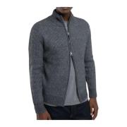 Replay Herr Cardigan med hel dragkedja Gray, Herr