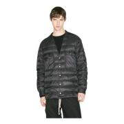 Moncler Quiltad Dunjacka med Logopatch Black, Herr