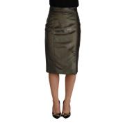 Gianfranco Ferré Midi Skirts Gray, Dam