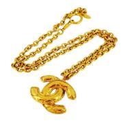 Chanel Vintage Pre-owned Guld chanel-smycken Yellow, Dam