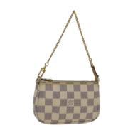 Louis Vuitton Vintage Pre-owned Canvas kuvertvskor White, Dam