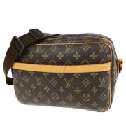 Louis Vuitton Vintage Pre-owned Canvas axelremsvskor Brown, Dam