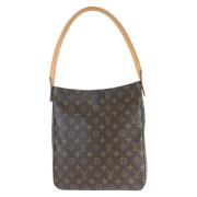 Louis Vuitton Vintage Pre-owned Canvas handvskor Brown, Dam