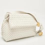 Bottega Veneta Vintage Pre-owned Laeder axelremsvskor White, Dam