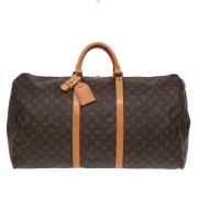 Louis Vuitton Vintage Pre-owned Canvas handvskor Brown, Dam