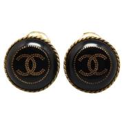 Chanel Vintage Pre-owned Guld chanel-smycken Black, Dam