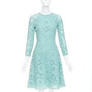 Oscar De La Renta Pre-owned Pre-owned Bomull klnningar Blue, Dam