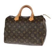 Louis Vuitton Vintage Pre-owned Canvas handvskor Brown, Dam