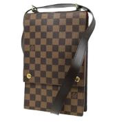 Louis Vuitton Vintage Pre-owned Canvas axelremsvskor Brown, Dam